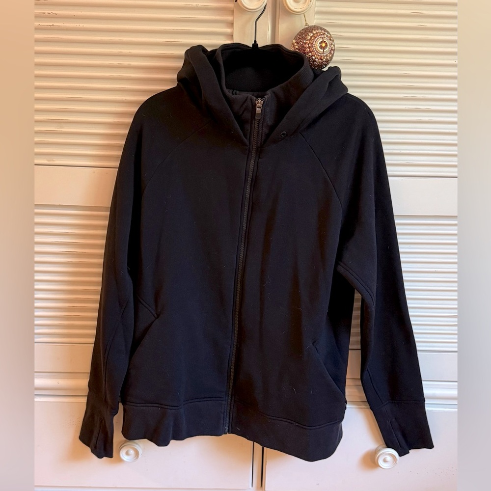 Black Athleta Zip-Up Hoodie, XL